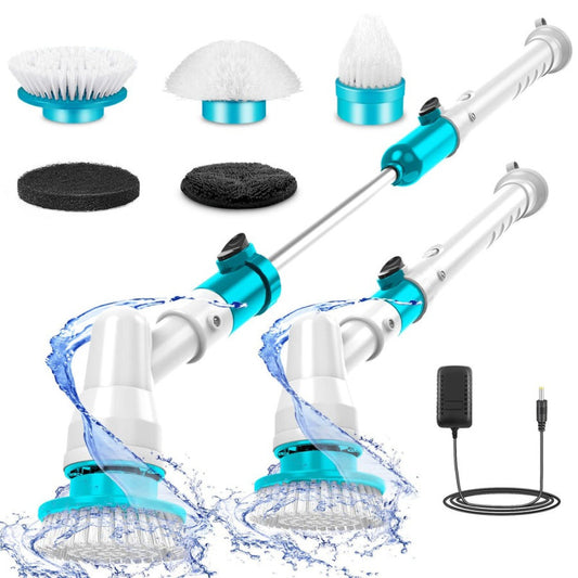 9-in-1 Multipurpose Electric Cleaning Brush | Cordless Rechargeable Power Scrubber for Bathroom, Kitchen & Home Cleaning