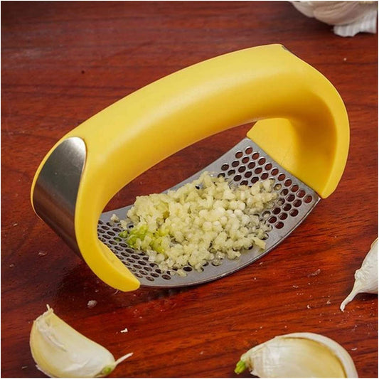 Stainless Steel Manual Garlic Press – Easy Garlic Crusher