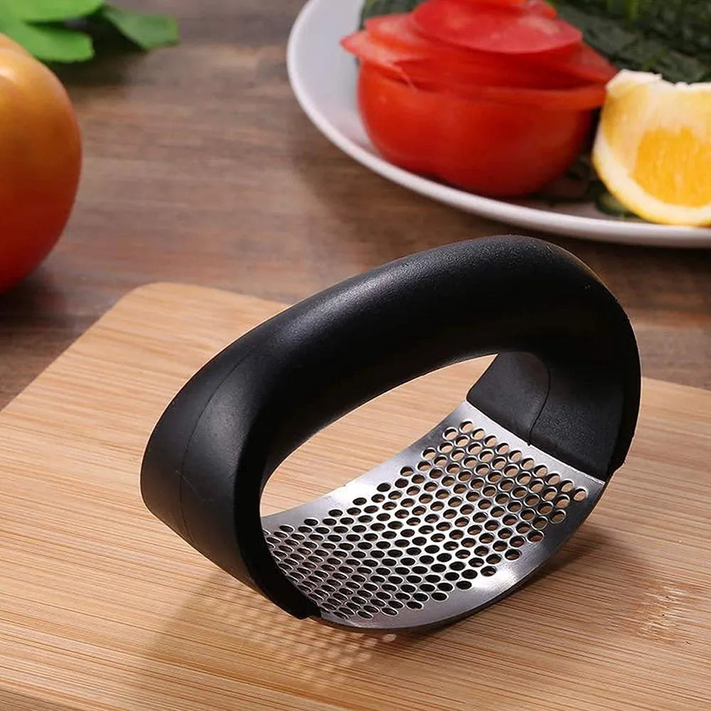 Stainless Steel Manual Garlic Press – Easy Garlic Crusher