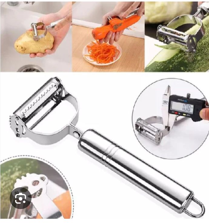 Stainless Steel Multi Peeler – Ergonomic & Easy to Use
