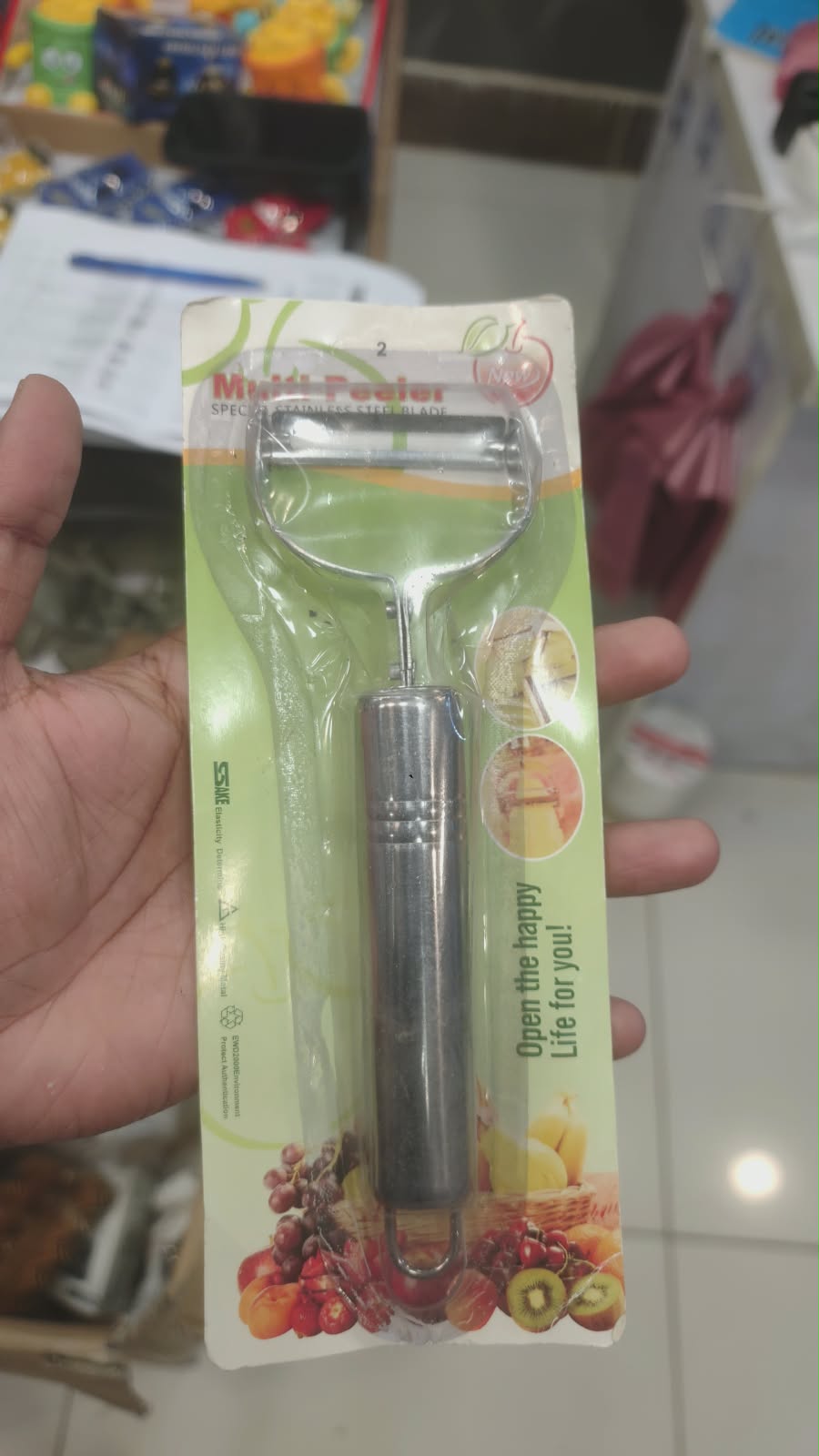 Stainless Steel Multi Peeler – Ergonomic & Easy to Use