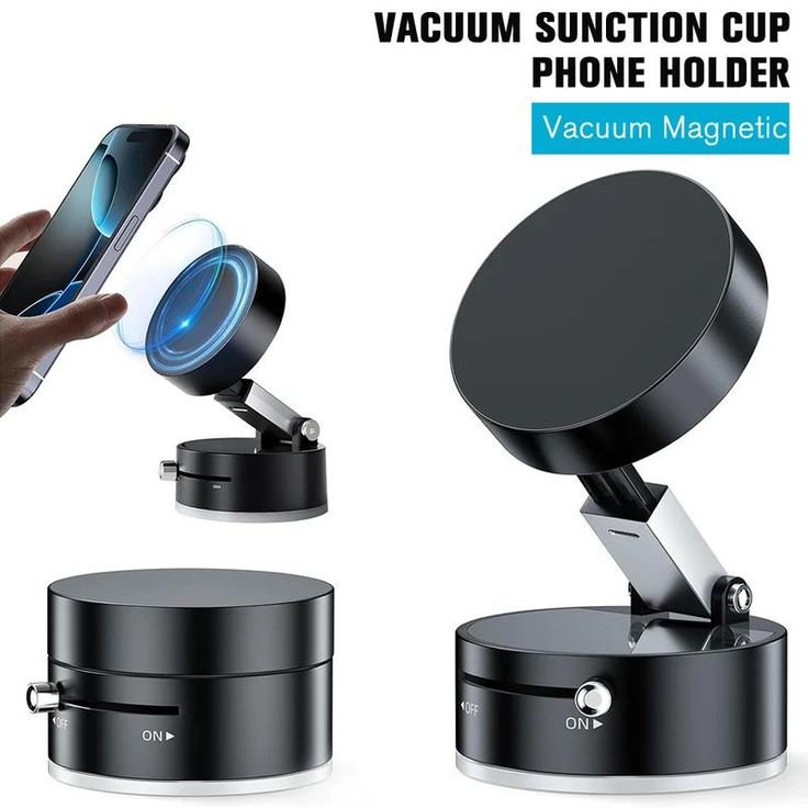 Double-Sided Vacuum Magnetic Phone Holder