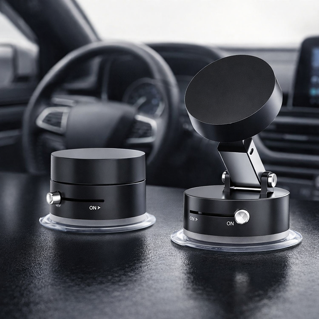 Double-Sided Vacuum Magnetic Phone Holder