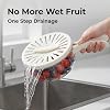 Multi-Purpose Vegetable & Fruit Washer Basket – Kitchen Sink Colander