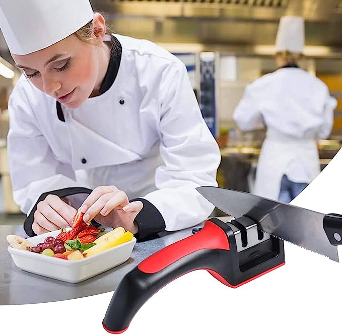 3-in-1 Knife Sharpener & Ceramic Peeler