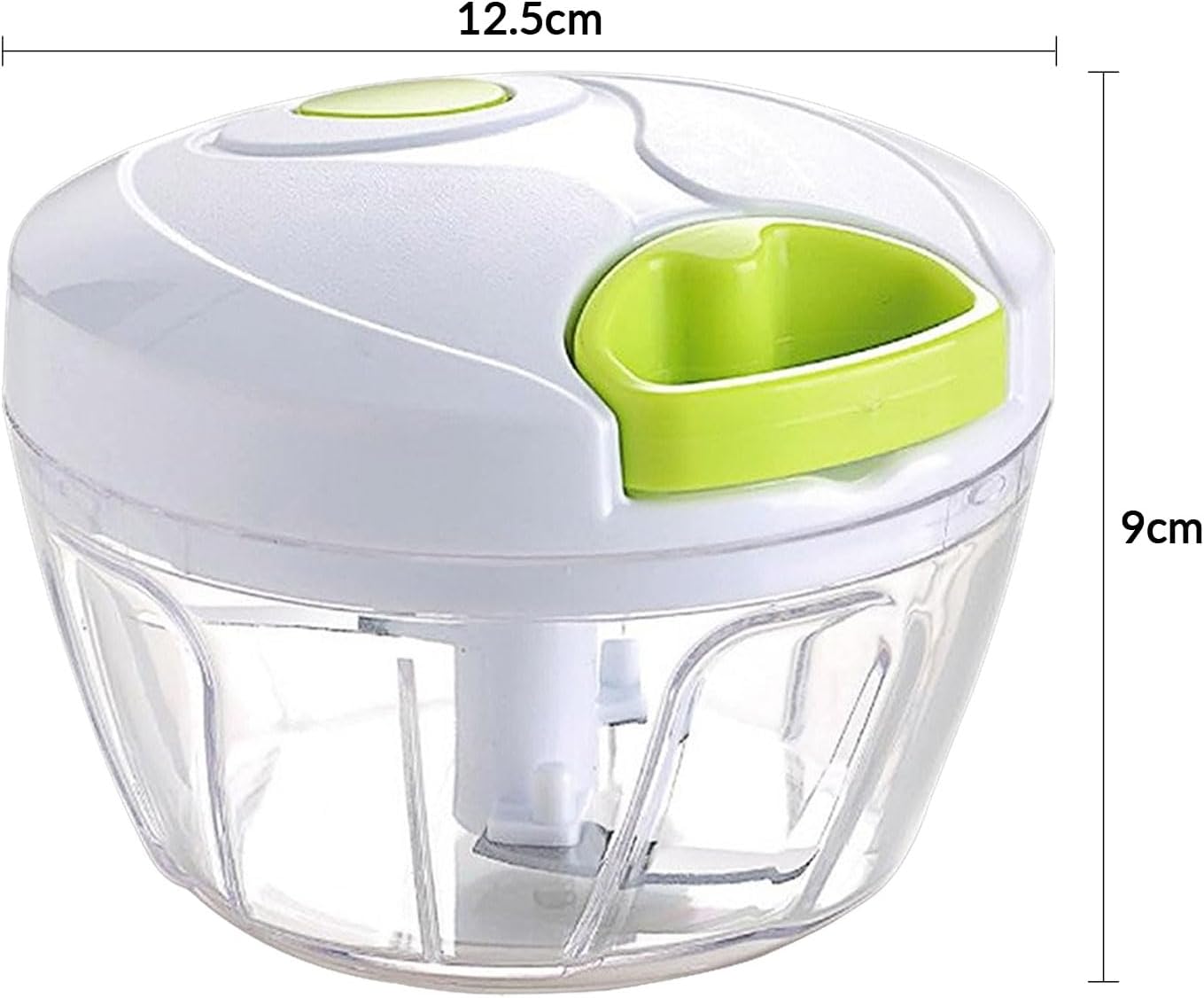Manual Garlic Chopper Mincer – Pull String Vegetable Cutter