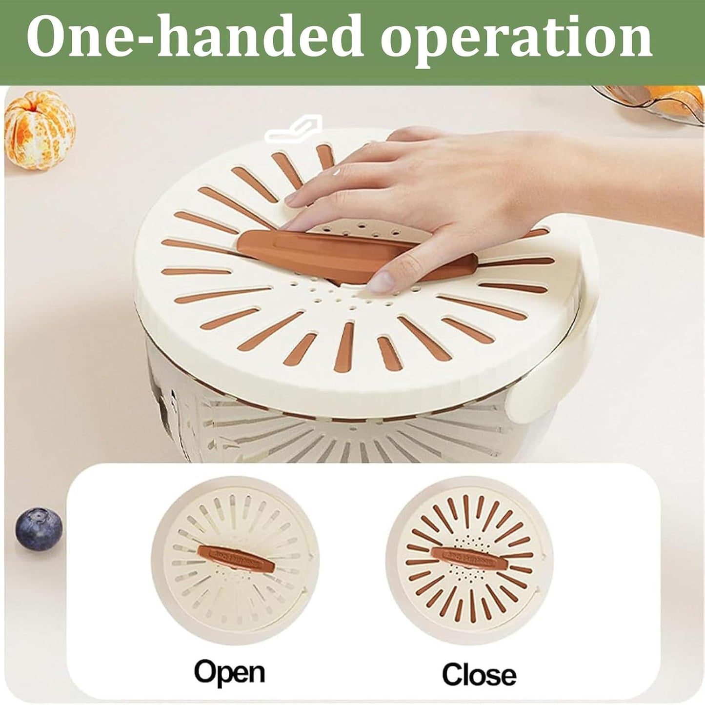 Multi-Purpose Vegetable & Fruit Washer Basket – Kitchen Sink Colander