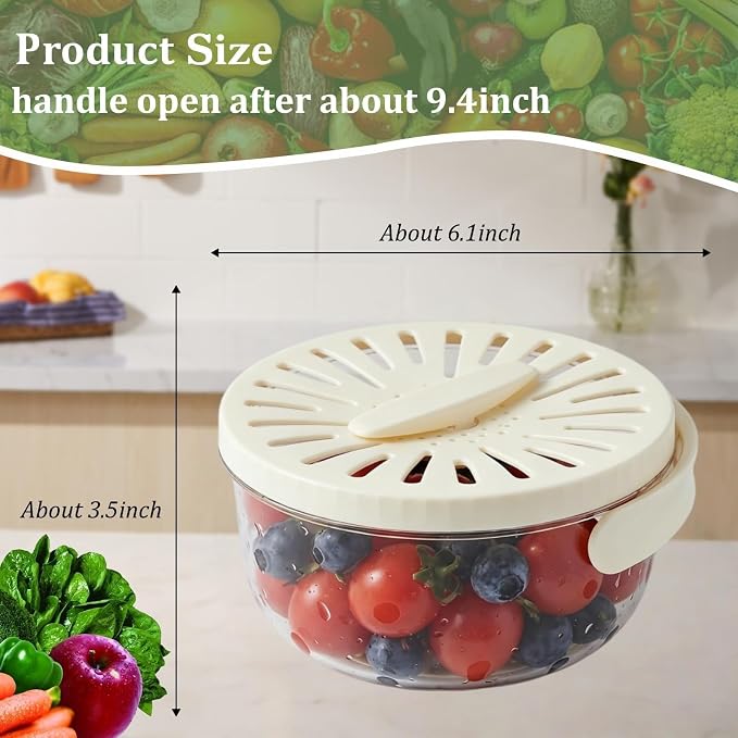 Multi-Purpose Vegetable & Fruit Washer Basket – Kitchen Sink Colander