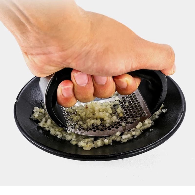 Stainless Steel Manual Garlic Press – Easy Garlic Crusher
