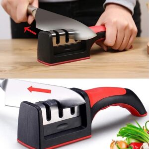 3-in-1 Knife Sharpener & Ceramic Peeler
